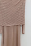 SWAYING/KNIT one-line collar cutout dress SW24SS2L24 pink apricot PS71